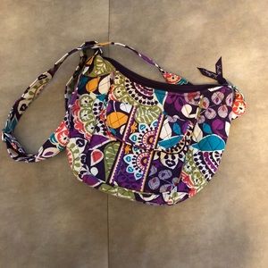 Purple Vera Bradley Adjustable Crossbody Bag